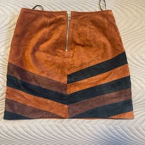 Blank NYC real suede mini skirt, size 0